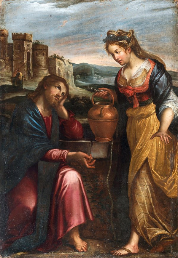 the art of lent christ and the woman of samaria