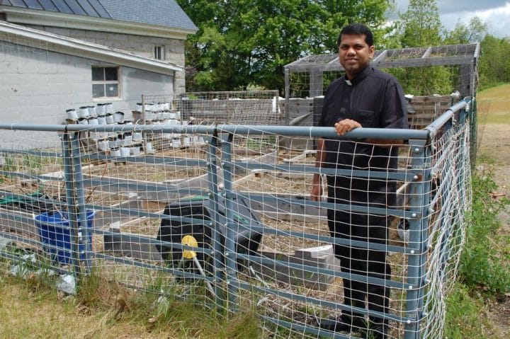 Gardening helps priest from India connect with Catholics in Vermont