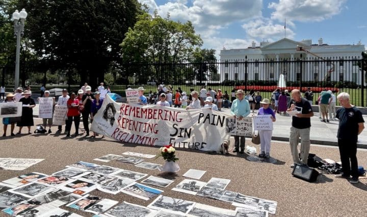 Catholics mark 78th anniversary of US atomic bombings with vigil outside White House